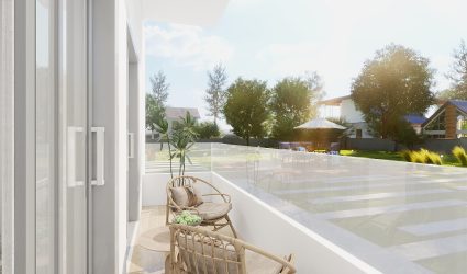ground floor balcony